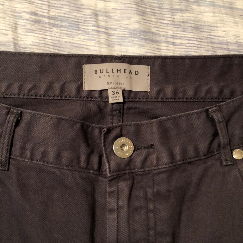 Gray Bullhead Denim Company Skinny Chinos